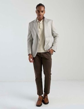 Pantalón casual chino slim Elemento Uomo de algodón para hombre