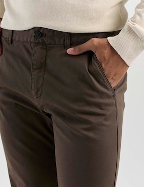 Pantalón casual chino slim Elemento Uomo de algodón para hombre