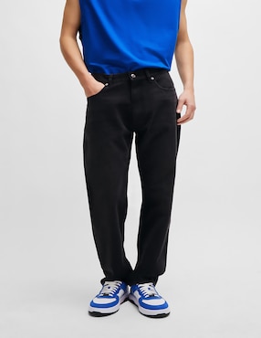 Jeans regular straight Hugo Blue Jonah 10 lavado medio para hombre