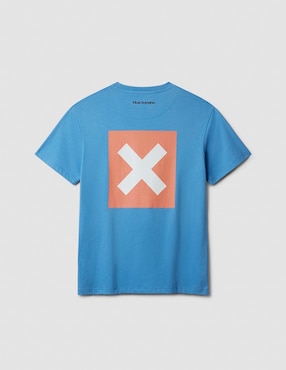 Playera Blue Banana cuello redondo unisex