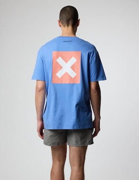 Playera Blue Banana cuello redondo unisex