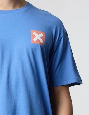 Playera Blue Banana cuello redondo unisex