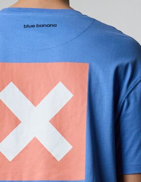 Playera Blue Banana cuello redondo unisex