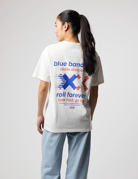 Playera Blue Banana cuello redondo unisex