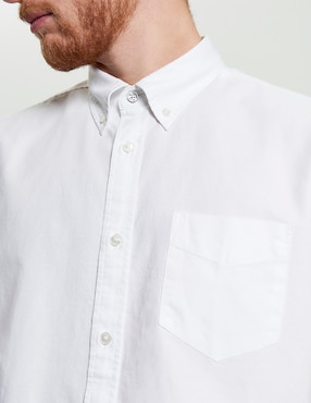 Camisa casual Ben Sherman de algodón manga corta para hombre