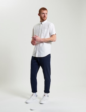 Camisa casual Ben Sherman de algodón manga corta para hombre