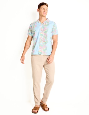 Camisa casual Ben Sherman de algodón manga corta para hombre