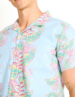 Camisa casual Ben Sherman de algodón manga corta para hombre