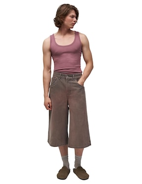 Bermuda Mchk de mezclilla para hombre