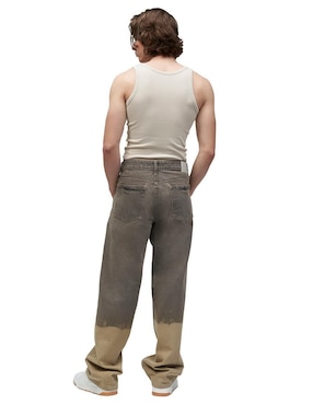 Jeans relaxed slim Mchk lavado medio para hombre