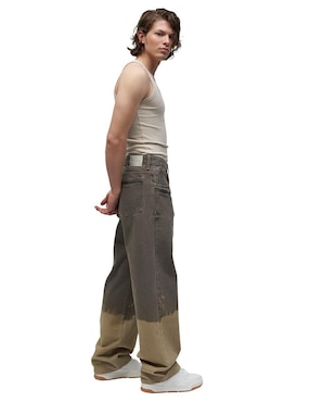Jeans relaxed slim Mchk lavado medio para hombre