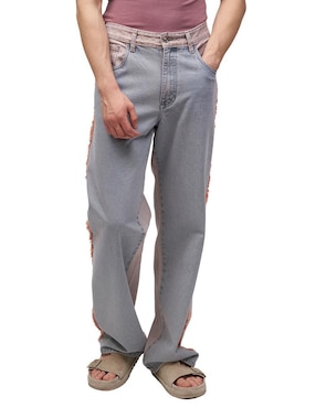 Jeans regular straight Mchk lavado claro para hombre
