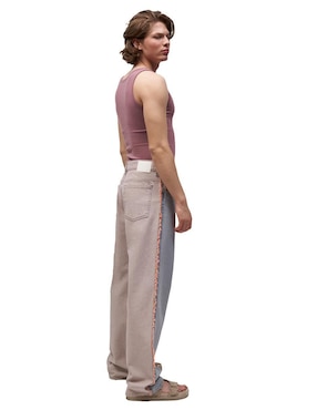 Jeans regular straight Mchk lavado claro para hombre