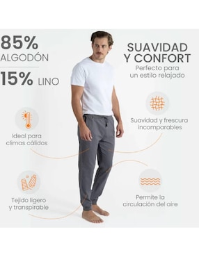 Jogger regular 98 Coast Av PA0X003 con bolsillos para hombre
