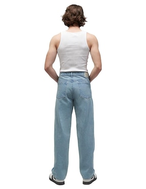 Jeans straight Mchk lavado claro para hombre