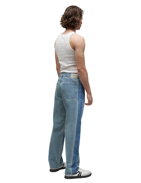 Jeans straight Mchk lavado claro para hombre