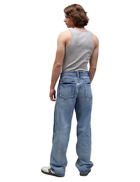 Jeans slim Mchk 8087 lavado medio para hombre