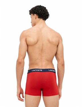 Set bóxer trunk Lacoste de algodón para hombre 3 piezas