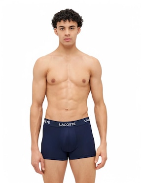 Set bóxer trunk Lacoste de algodón para hombre 3 piezas