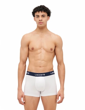 Set bóxer trunk Lacoste de algodón para hombre 3 piezas