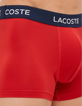 Set bóxer trunk Lacoste de algodón para hombre 3 piezas