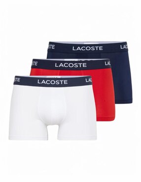 Set bóxer trunk Lacoste de algodón para hombre 3 piezas