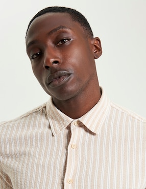 Camisa casual Ben Sherman de algodón manga corta para hombre