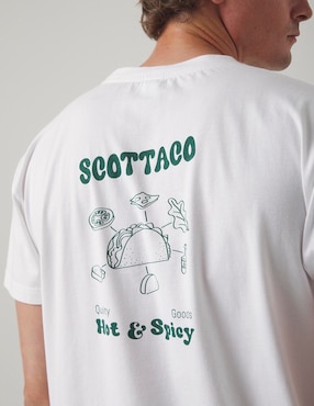 Playera Scotta cuello redondo para hombre