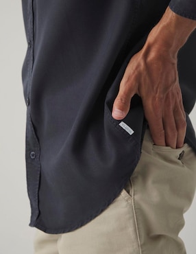 Camisa casual Scotta manga larga para hombre