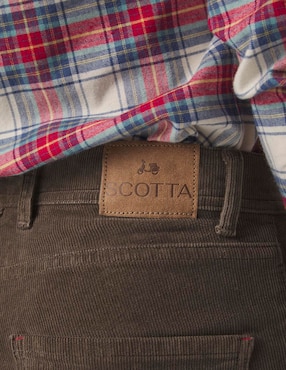 Pantalón slim Scotta de algodón para hombre