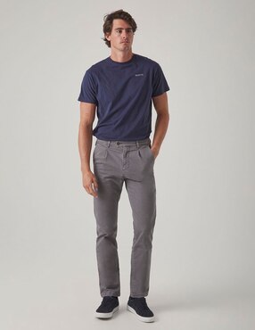 Pantalón regular Scotta de algodón para hombre