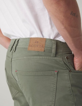 Pantalón skinny Scotta de algodón para hombre
