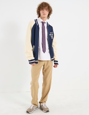 Camisa business casual Scotta de algodón manga larga para hombre