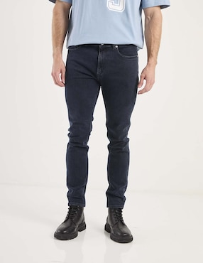 Jeans skinny Hugo Blue lavado medio para hombre