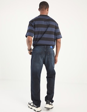Jeans straight Hugo Blue lavado medio para hombre
