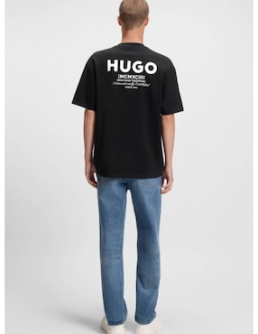 Playera Hugo Blue w25 cuello redondo para hombre