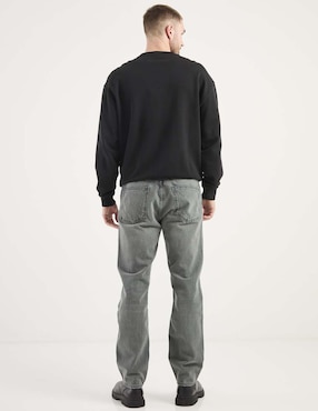 Jeans straight Hugo Blue lavado medio para hombre