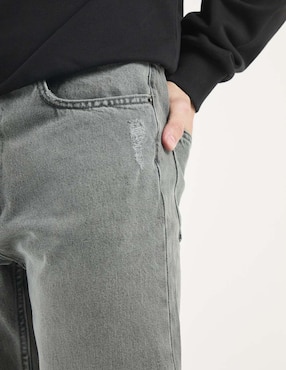 Jeans straight Hugo Blue lavado medio para hombre
