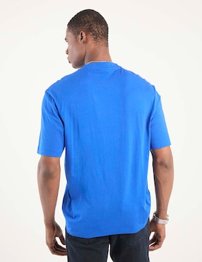 Playera Hugo Blue cuello redondo para hombre