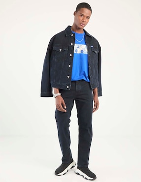 Playera Hugo Blue cuello redondo para hombre