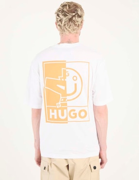 Playera Hugo Blue w25 cuello redondo para hombre
