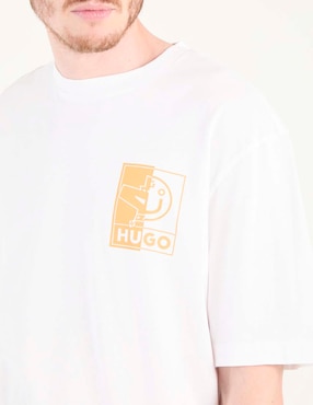 Playera Hugo Blue w25 cuello redondo para hombre