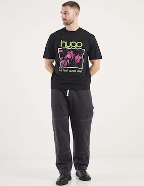Playera Hugo Blue cuello redondo para hombre