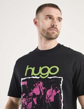 Playera Hugo Blue cuello redondo para hombre