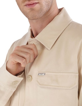 Sobrecamisa casual Guess manga larga para hombre