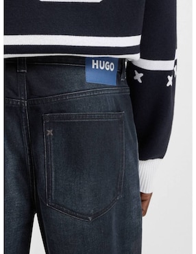 Jeans straight Hugo Blue 50541586 405 Brody 10 lavado medio para hombre