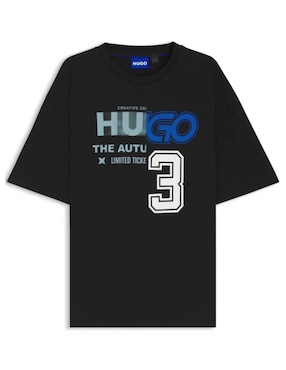 Playera Hugo blue w25 cuello redondo para hombre