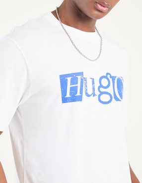 Playera Hugo Blue cuello redondo para hombre