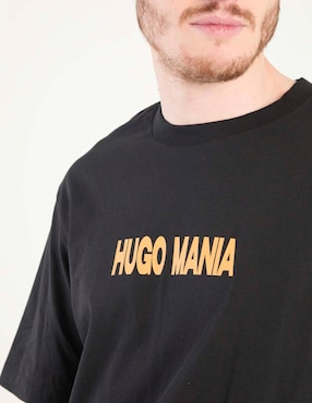 Playera Hugo blue W25 cuello redondo para hombre