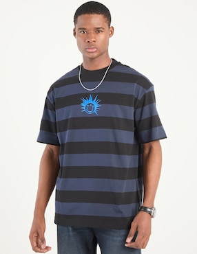 Playera Hugo Blue cuello redondo para hombre
